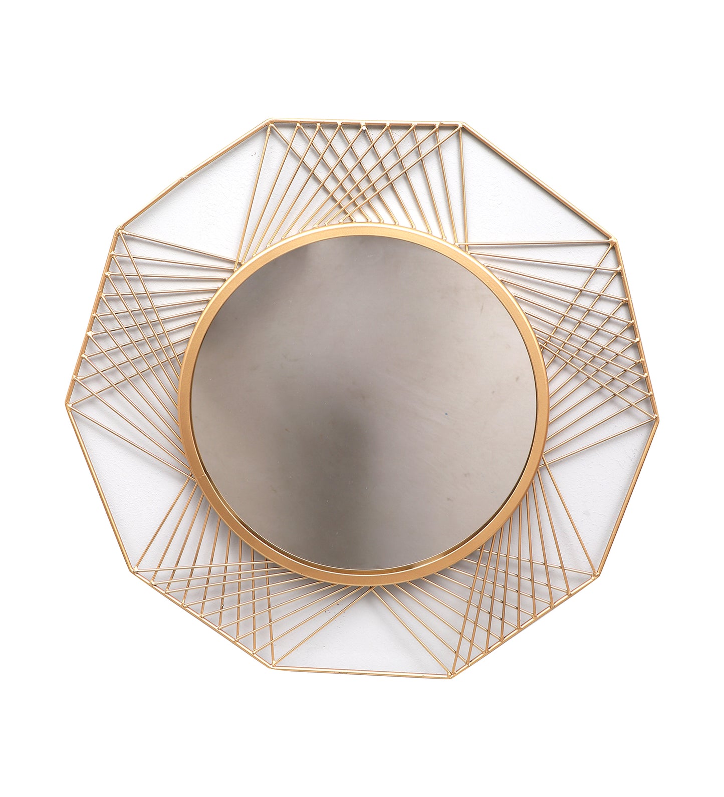 Hexagon Lines Mirror