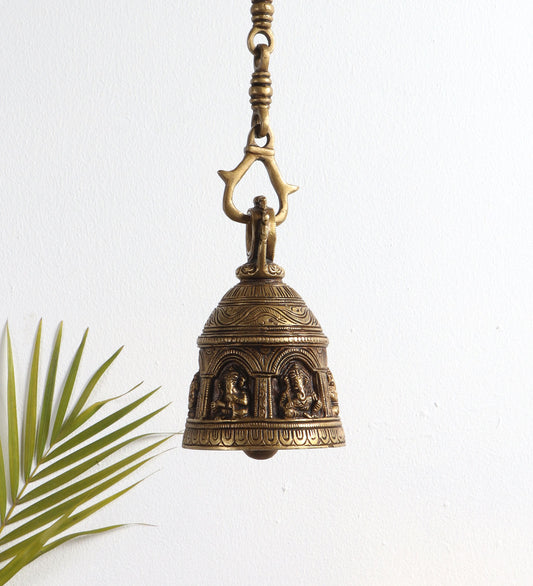 Brass Hanging Ganesh Bell